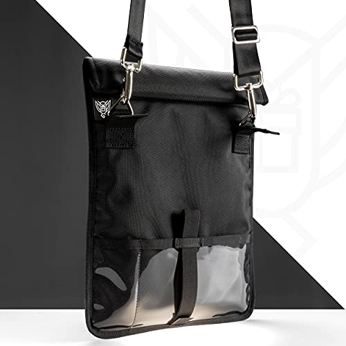 Xtreme Sight Line ~ Xecutive Faraday Bag for Tablets and Other Medium Size Electronics ~ Data Security for Executive Travel ~ Shoulder Strap Included ~ Tracking/Hacking Defense