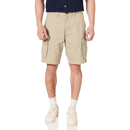 Amazon Essentials Men's Classic-Fit Cargo Short (Available in Big & Tall), Dark Khaki Brown, 36
