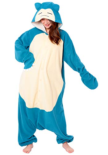 SAZAC Kigurumi - Pokemon - Snorlax - Onesie Jumpsuit Halloween Costume (One Size)