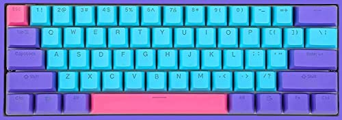 BOYI Wired 60% Mechanical Gaming Keyboard,Mini RGB Cherry MX Switch PBT Keycaps NKRO Programmable Type-C Keyboard for Gaming and Working (Joker-Plus Color,Cherry MX Brown Switch)