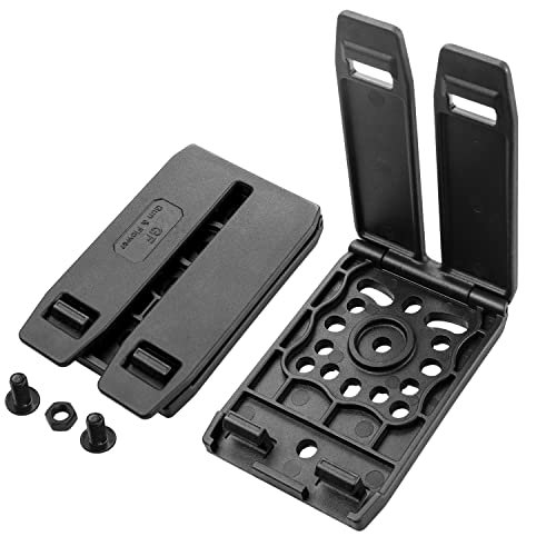 G&F 1- Pack MOLLE Adapter, Polymer Modular Attachment for Gun Holsters/Magazine Pouches. Fit Molle Belt/Molle Vest. Suitable for Personal/Law Enforcement/Military.…