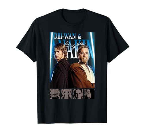 Star Wars Classic Obi-Wan & Anakin Group Shot Poster T-Shirt