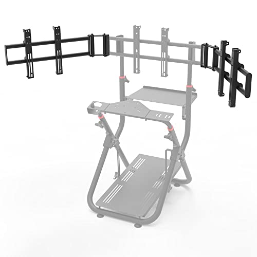 Extreme Sim Racing Triple Screen Tv Stand Add-on Upgrade for Cockpit P1 3.0 / Virtual Experience 3.0