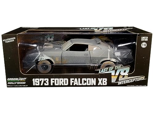 1973 Ford Falcon XB RHD (Right Hand Drive) (Weathered Version) Last of The V8 Interceptors (1979) Movie 1/18 Diecast Model Car by Greenlight 13559