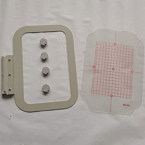 HONEYSEW Embroidery Hoops for Brother Innovis NQ1600E NQ1400E NQ3600D Dream Machine 2 VE2200 4000D 1500D V7 V5 VM5200 Babylock Embroidery Machine Hoop (Metal Magnetic Hoop 5'x7' (SA439))