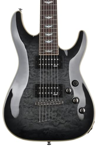 Schecter Omen Extreme-7 Electric Guitar - See Thru Black
