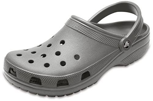 Crocs unisex adult Classic (Best Sellers) Clog, Slate Grey, 13 Women 11 Men US