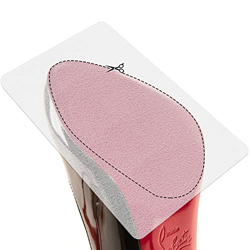 ShoeSkin - Clear Sole Protectors for Christian Louboutin Heels - Compatible with All Other Brands of High Heels & Men's Shoes - Non Slip Texture