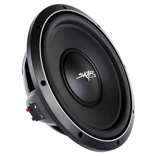 Skar Audio VS-12 D2 12' 1000W Max Power Dual 2 Ohm Shallow Mount Car Subwoofer