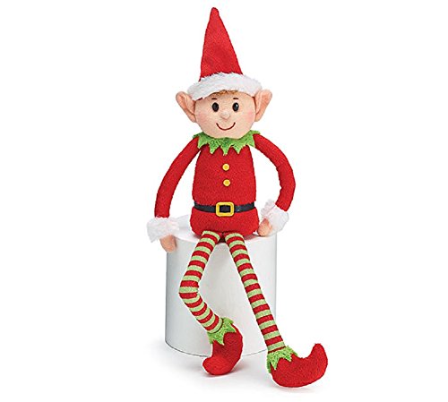 Burton & Burton Plush Little Elf Soft Stuffed Santa Helper