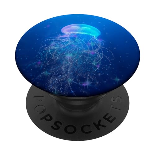 Jellyfish Bubble Scuba Diver Gift for Underwater Ocean Lover PopSockets PopGrip: Swappable Grip for Phones & Tablets PopSockets Standard PopGrip