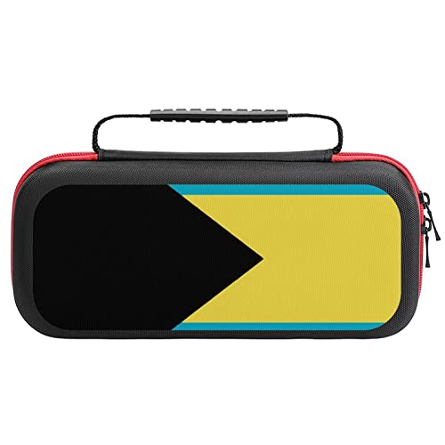 Bahamas Flag Carrying Case for Switch Lite Portable Travel Storage Bag for Accessories Games