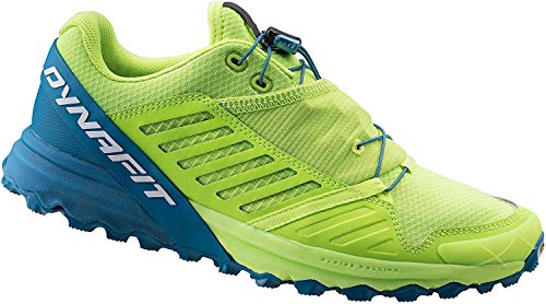 Dynafit - Footwear - Cross Training Footwear - Dynafit Alpine Pro Running Shoes - Fluo Yellow/Mykonos Blue - 9