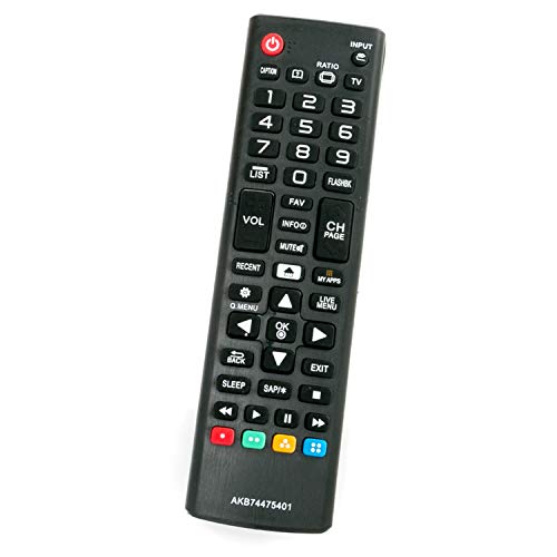 AKB74475401 Replaced Remote fit for LG TV AGF76631042 43UF7600 55UF7600 60UF7650 65UF7650 70UF7650 60UF7690 65UF7690 60UF7700 49UF7600 65UF7700 70UF7700 79UF7700 50UF8300 58UF8300 55UF8500 60UF8500