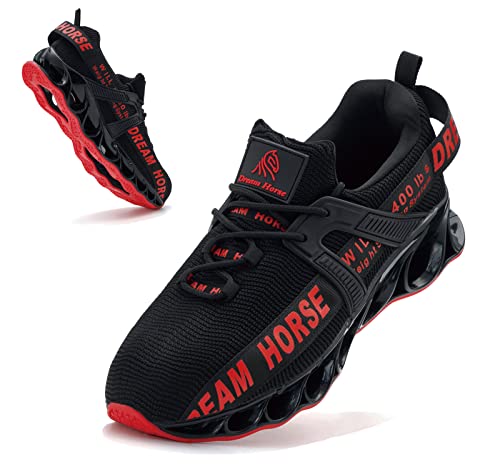 DREAM HORSE Steel Toe Shoes for Men Women Safety Work Shoes Comfortable Steel Toe Sneakers Puncture Proof Slip Resistant Construction Shoe