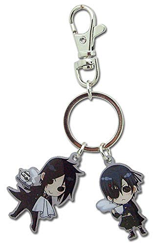 Great Eastern Entertainment Black Butler Sebastian & Ciel SD Metal Keychain