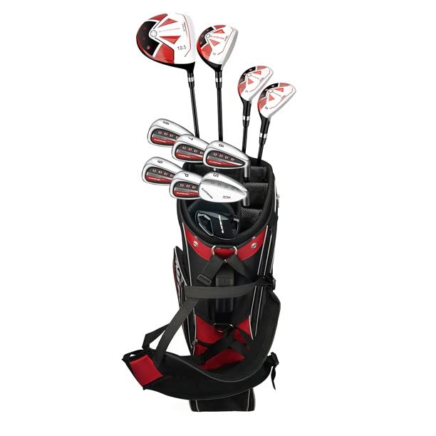 Nitro Blaster Golf Set Graphite Mens Pro Left Handed, Silver