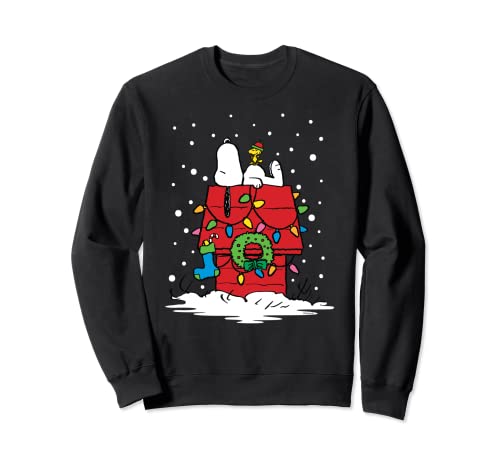 Peanuts Snoopy and Woodstock Stocking Sweatshirt Sweatshirt