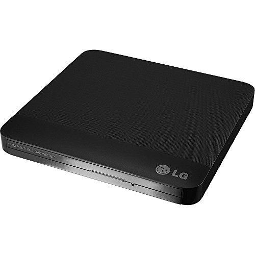 LG Electronics GP50NB40 8X USB 2.0 Slim Portable DVD Rewriter External Drive with M-DISC Support, Black