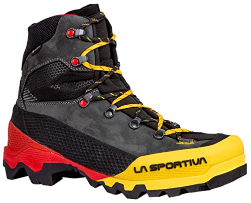 La Sportiva Aequilibrium LT GTX Mountaineering Boot - Men's Black/Yellow 11US/44.5EU