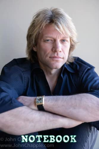 Notebook : Jon Bon Jovi Day Planner Lined Notebook 100 Blank Pages, Thankgiving Notebook Journal, Matte Finish Cover #137