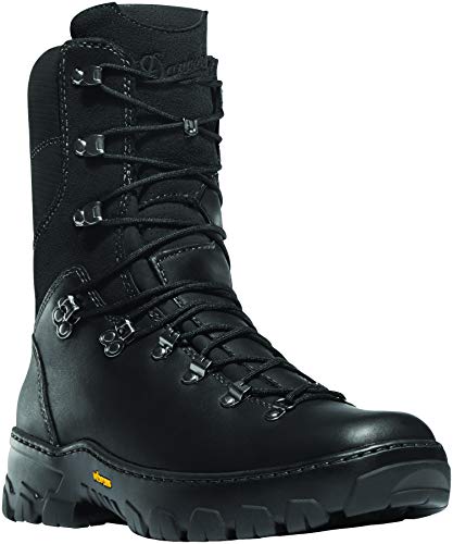 Danner mens Wildland Tactical Firefighter 8' Fire And Safety Boot, Black Smooth-out, 8 US