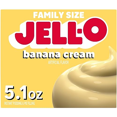 Jell-O Instant Pudding & Pie Filling, Banana Cream, 6 servings ( pack of 1 )