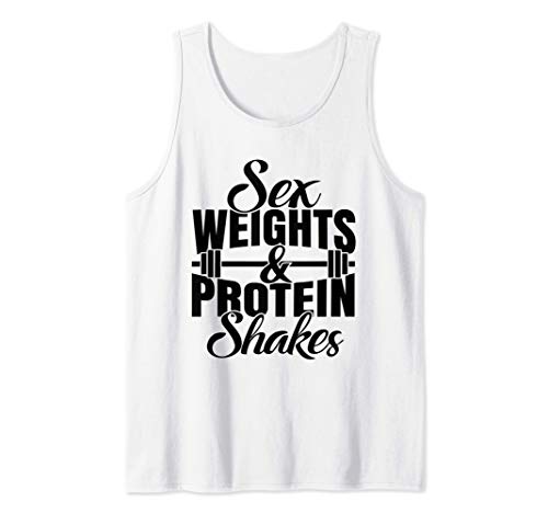 Weights And Protein Shakes Tank Top