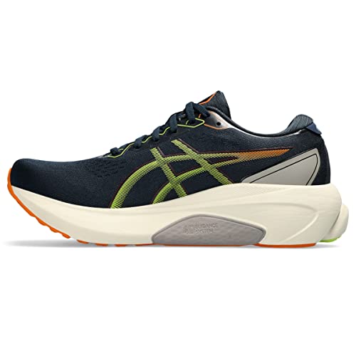 ASICS Men's Gel-Kayano 30 Running Shoes, 12.5, French Blue/NEON Lime