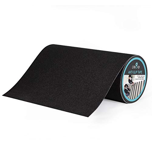 Anti Slip Traction Tape, 12 Inch x 30 Foot - Best Grip, Friction, Abrasive Adhesive for Stairs, Tread Step, Indoor, Outdoor (Tape, 12' X 30')