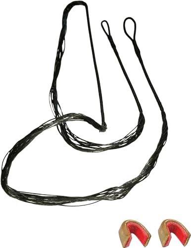 KESHES Dacron Bow String Replacement for Traditional and Recurve Bow - Replacement Bowstring 12,14,16 Strands - All Length Sizes from 44-70 Inches