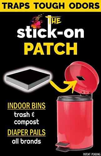 Trash Can Deodorizer Odor Eliminator - Garbage Can & Diaper Pail Deodorizer Works with Dekor Munchkin Ubbi Diaper Genie, Odor Absorber Natural Activated Carbon Filter Unscented Fragrance Free, 2 Pack