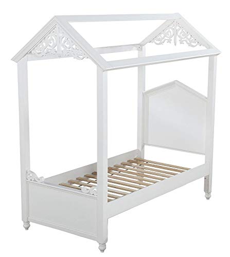 Acme Rapunzel Twin Bed in White