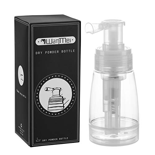 Aethland Powder Spray Bottle, Talc and Powder Applying Bottle, Refillable Hair Fiber Applicator for Hair Salon, Cleaning, Plants, Misting & Skin Care (180ml)