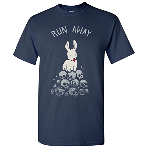 UGP Campus Apparel Run Away Basic Cotton T-Shirt - X-Large - Navy Blue