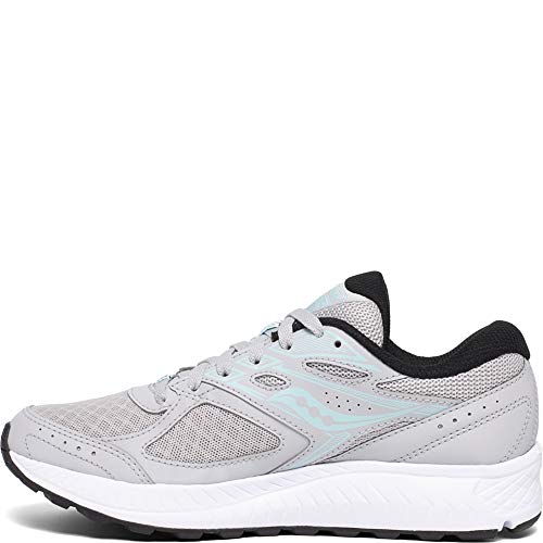 Saucony Women's Cohesion 13 Grey/Black Running Shoe 8 W US