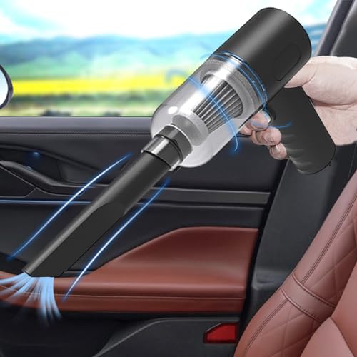 LADIGASU Car Vacuum Cleaner Cordless, Vacuum Cleaners for Car 120w Powerful Suction Small Car Vacuum Cleaner Mini Dusts Buster with USB Portable Vacuum Cleaner