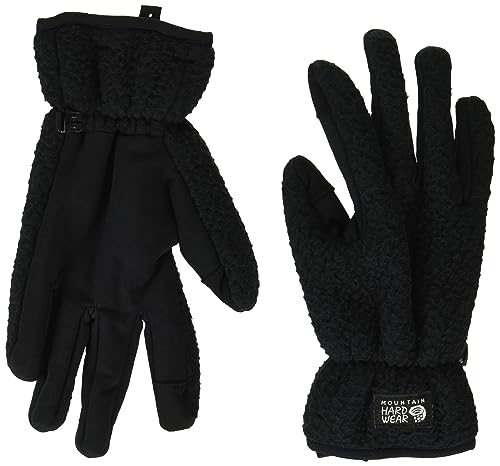 Mountain Hardwear Unisex HiCamp Fleece Glove, Black, Large