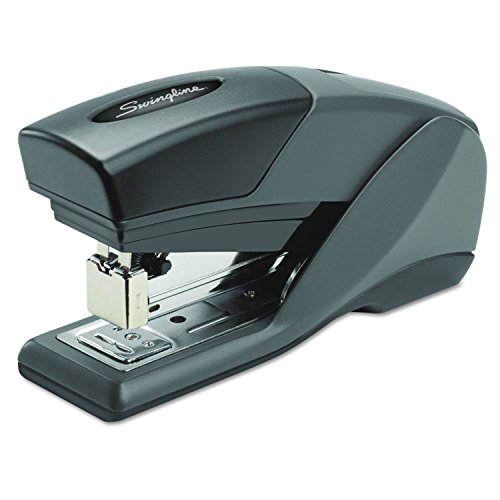 Swingline Stapler, Desktop Stapler, Compact Size, 25 Sheet Capacity, Optima 25 Reduced Effort, Orange/Gray (66412)