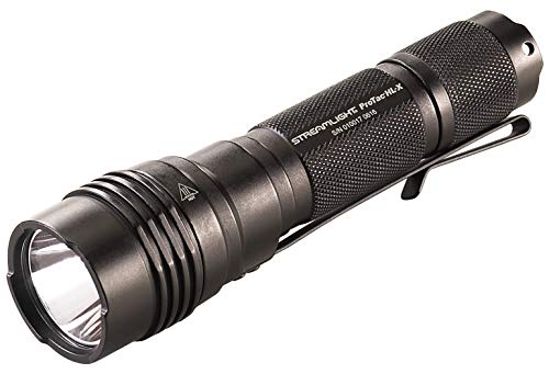 Streamlight 88065 ProTac HL-X 1000-Lumen Multi-Fuel Professional Tactical Flashlight, includes CR123A Lithium Batteries and Holster, Black