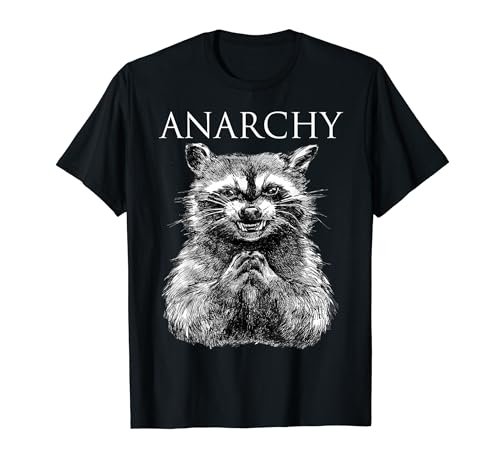 Funny Anarchy Raccoon Political for Ancomm Liberal Classic T-Shirt