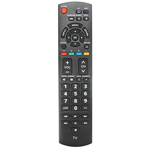 AIDITIYMI N2QAYB000706 New Replacement IR Remote Compatible for Panasonic LCD TV TC-L32X5 TC-P42X5 TC-50PU54 TC-P50U50 TC-P50X5 TC-P60U50 TC-60PU54