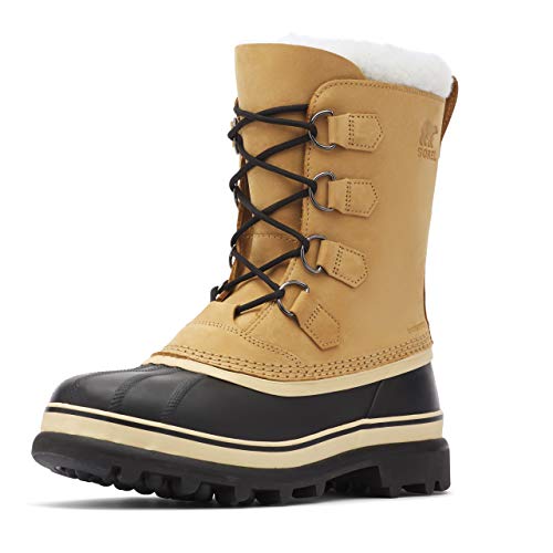 Sorel Men's Caribou Waterproof Boot- Buff - Size 10