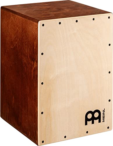 Meinl Percussion Jam Cajon Box Drum with Snare and Bass Tone for Acoustic Music — MADE in EUROPE — Baltic Birch Wood, Play with Your Hands, 2-YEAR WARRANTY (JC50LBNT)