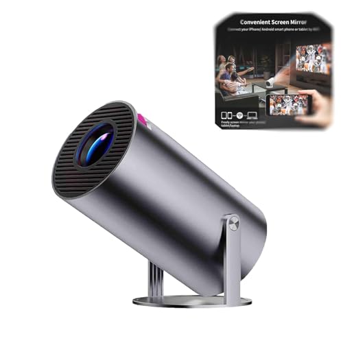 Projector HD, Spotlight HD, Projector, Enhance Your View: Mini Projector With Auto Correction, Mini Projector With 5G WiFi, 130'' Screen Small Projector 1280x720P ( Color : White )