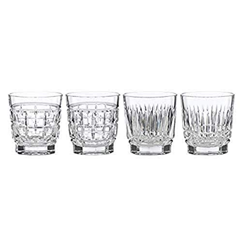Reed And Barton New Vintage 4Pc Whiskey Glass Set, 2.25 LB, Clear