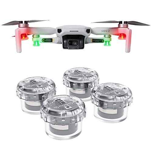 Anbee RC Drone Night Flight Light 3-modes Switch, Drone Strobe Lights Flash Lamp [4-piece] Compatible with DJI Avata/Mini 3 Pro/Mavic 3 / Air 3 / MINI 2 / MINI 2 SE/Autel Evo Drone