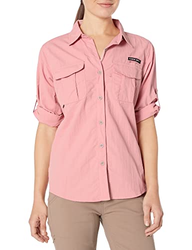 Little Donkey Andy Women's UPF 50+ UV Protection Shirt, Long Sleeve Fishing Shirt, Breathable and Fast Dry B.Pink S