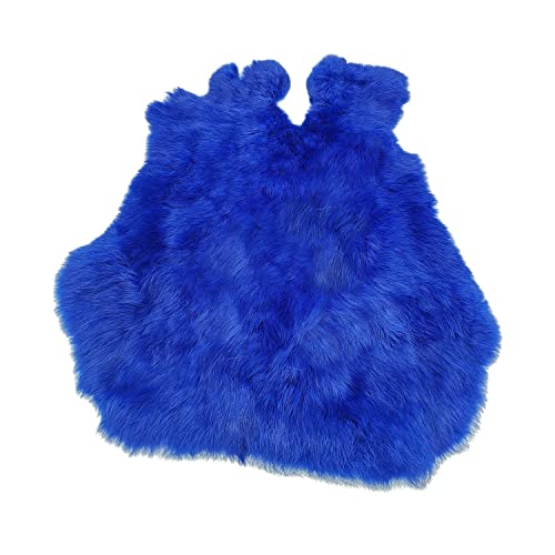 Natural Rabbit Fur Skin,Real Quality Pelts, Perfect DIY for Clothing Accessories,Home Decoration,Cat/Dog Toys,Sewing,Crafting Fur Hide