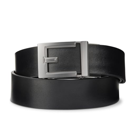 KORE Men’s Top-Grain Leather Track Belts | “Express” Alloy Buckle